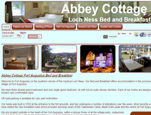 Tablet Screenshot of abbeycottagelochness.co.uk